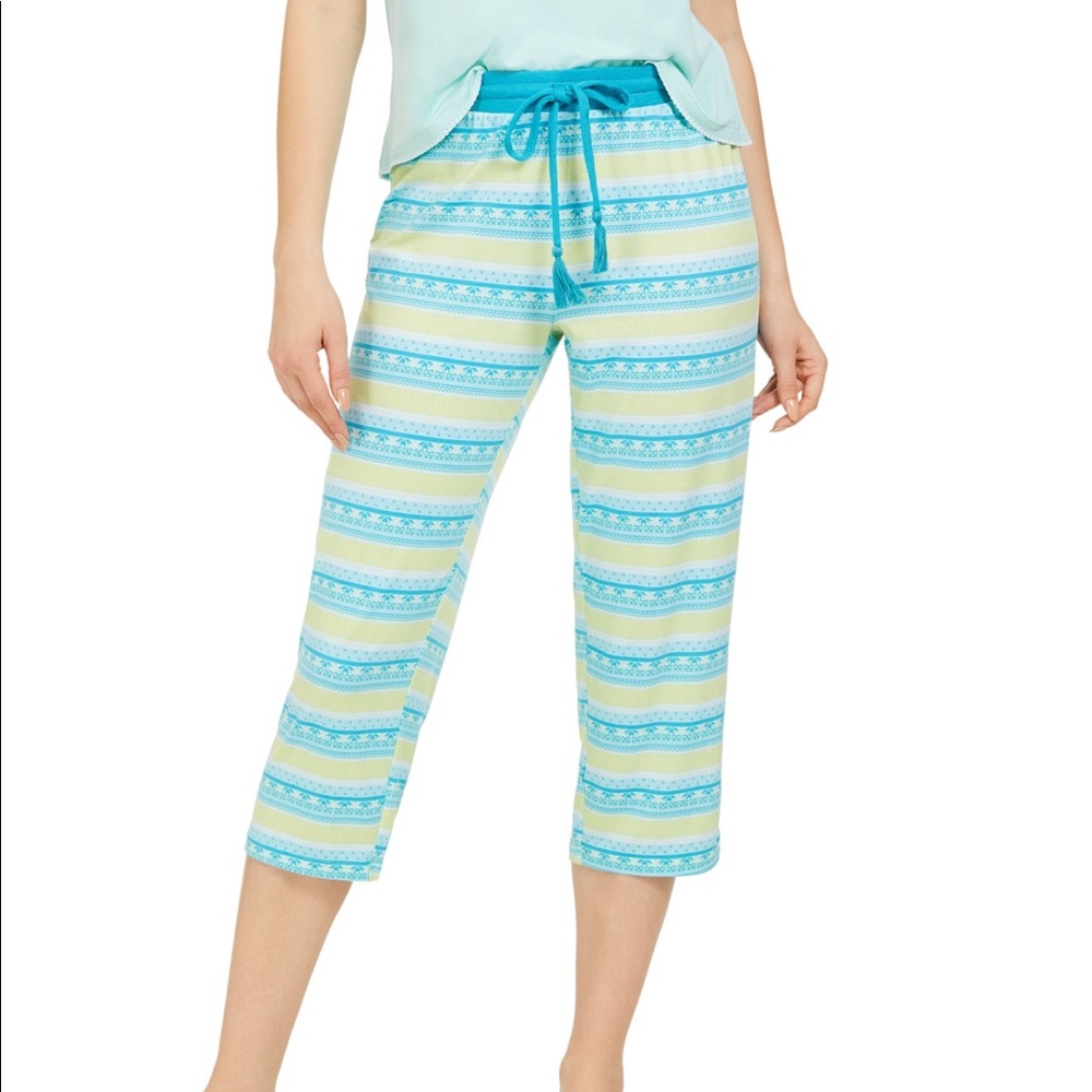 Muk Luks Capri Printed Pajama Pant
